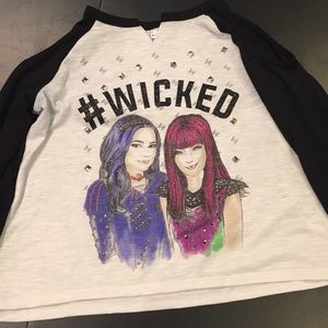Descendants 2  # Wicked cold shoulder raglan top